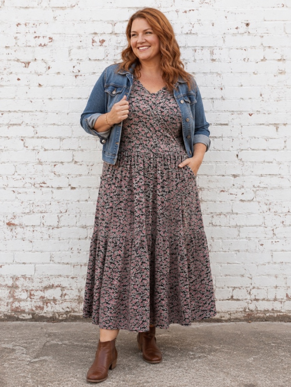 Super Cute Dresses by Ringger Hinterland Floral Maxi Dress XL 1X Cottagecore